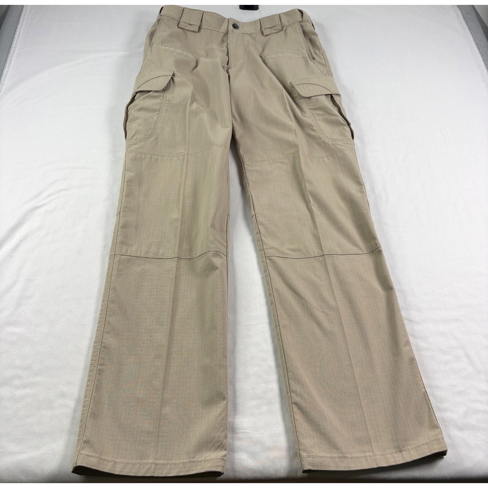 5.11 Tactical Cargo Pants Mens 32x34 Beige Stryke Utility Ripstop Workwear